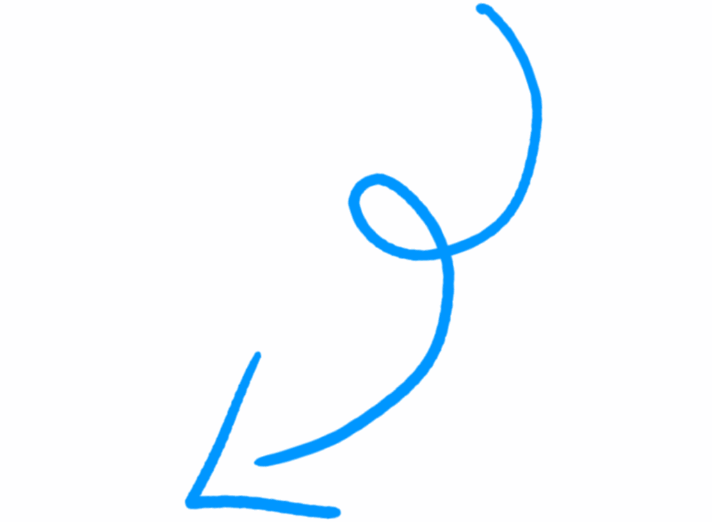 Kudrnatá šipka modrá